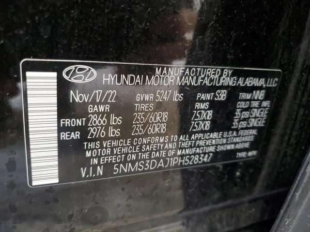 VIN 5NMS3DAJ1PH528347 2023 HYUNDAI SANTA FE no.14