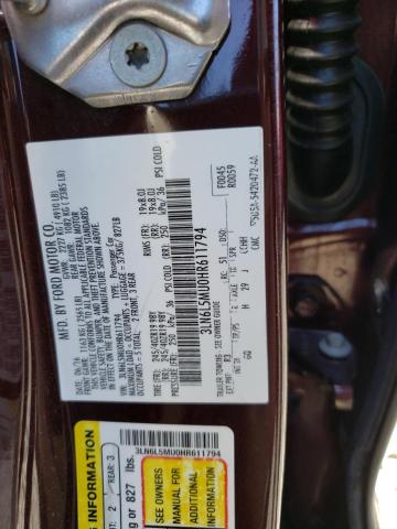 2017 LINCOLN MKZ HYBRID - 3LN6L5MU0HR611794
