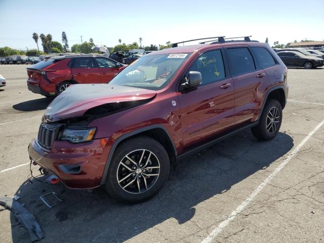 JEEP GRAND CHER 2018 maroon  flexible fuel 1C4RJFLG1JC411505 photo #1