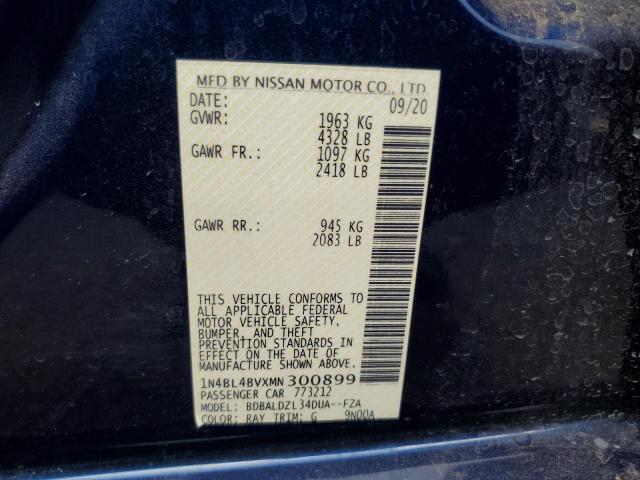 2021 NISSAN ALTIMA S - 1N4BL4BVXMN300899