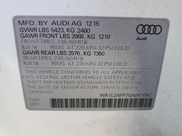 VIN WA1L2AFP7GA091042 2016 Audi Q5, Premium Plus no.13