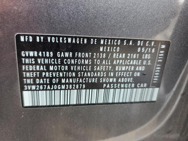 2016 VOLKSWAGEN JETTA S - 3VW267AJ0GM382879