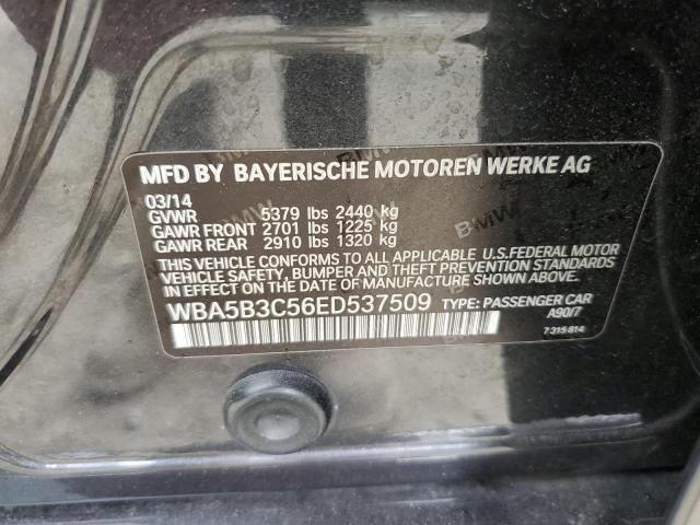 VIN WBA5B3C56ED537509 2014 BMW 5 Series, 535 XI no.12