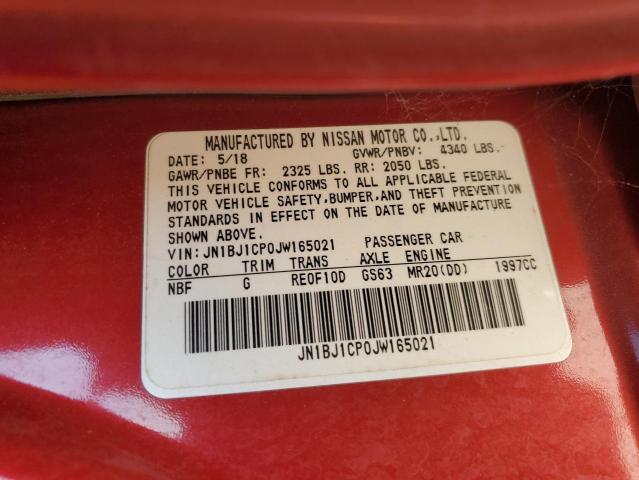 2018 NISSAN ROGUE SPOR - JN1BJ1CP0JW165021