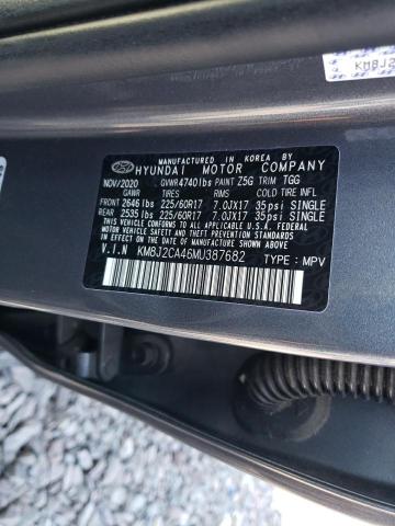 2021 HYUNDAI TUCSON SE - KM8J2CA46MU387682