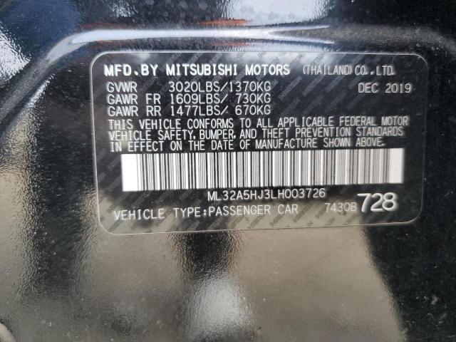 2020 MITSUBISHI MIRAGE LE - ML32A5HJ3LH003726