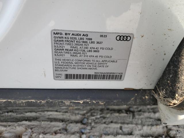 2024 AUDI Q8 E-TRON - WA15AAGE8RB017425