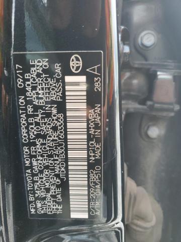 VIN JTDKDTB30J1603368 2018 Toyota Prius no.12