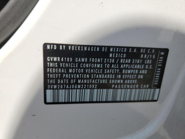 2016 VOLKSWAGEN JETTA S - 3VW267AJ0GM221092