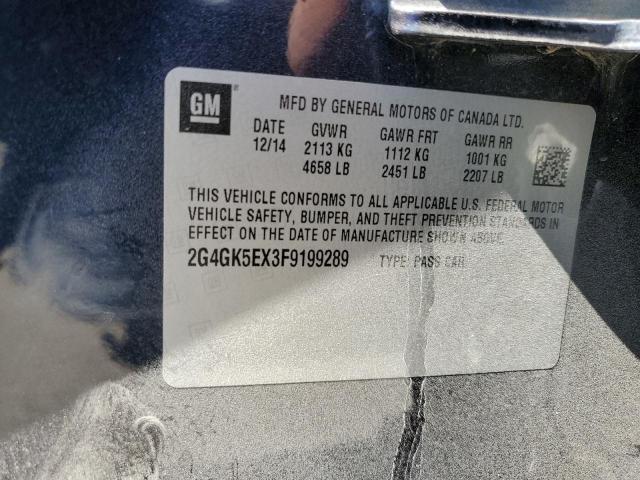 2015 BUICK 2DR SPECIA - 2G4GK5EX3F9199289