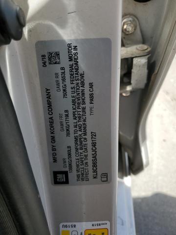 2018 CHEVROLET SPARK LS - KL8CB6SA5JC481727