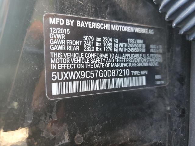 VIN 5UXWX9C57G0D87210 2016 BMW X3, Xdrive28I no.12