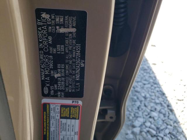 2016 KIA SOUL - KNDJN2A23G7284551