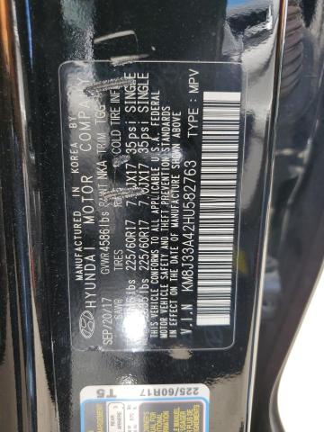 2017 HYUNDAI TUCSON LIM - KM8J33A42HU582763
