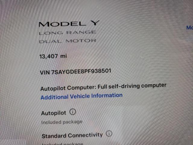 2023 TESLA MODEL Y - 7SAYGDEE8PF938501