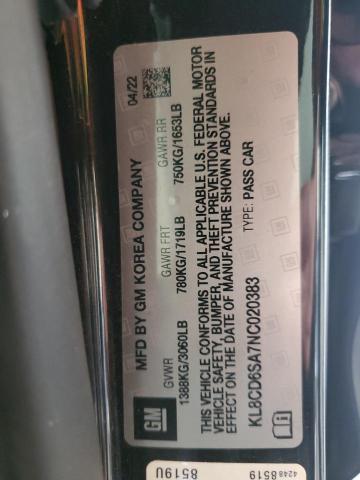 2022 CHEVROLET SPARK 1LT - KL8CD6SA7NC020383
