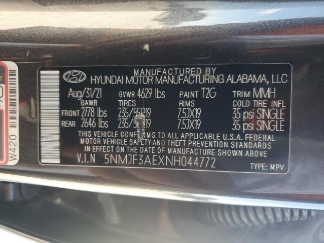 2022 HYUNDAI TUCSON SEL - 5NMJF3AEXNH044772