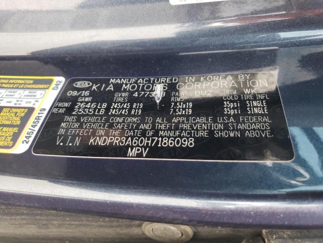 2017 KIA SPORTAGE S - KNDPR3A60H7186098