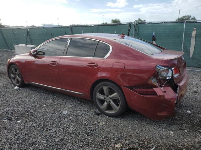 LEXUS GS 460 2008 red sedan 4d gas JTHBL96S485001369 photo #3