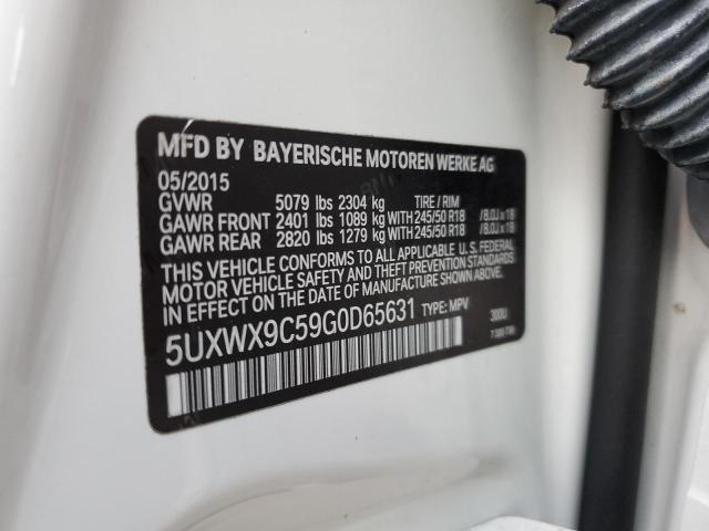 VIN 5UXWX9C59G0D65631 2016 BMW X3, Xdrive28I no.13