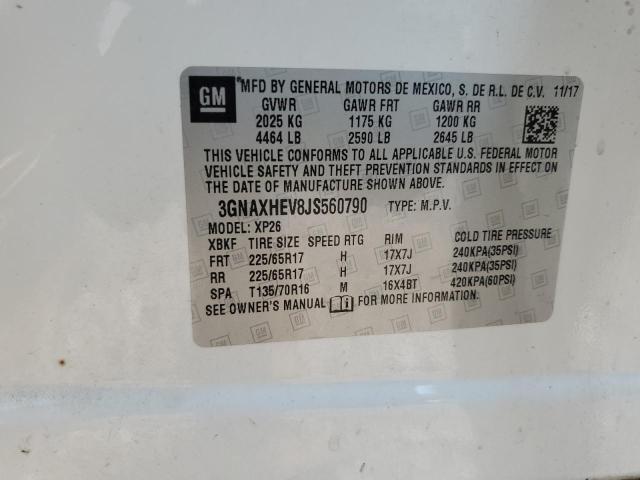 2018 CHEVROLET EQUINOX LS - 3GNAXHEV8JS560790