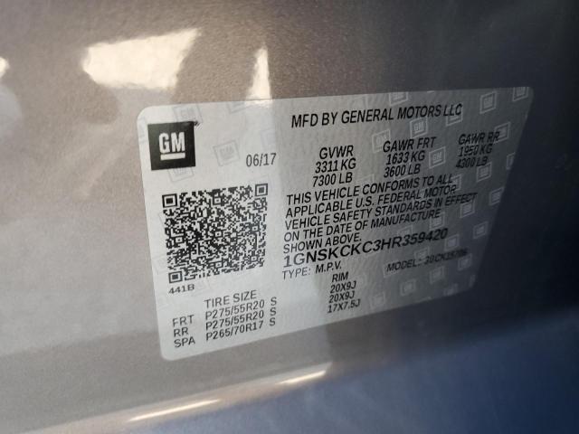 2017 CHEVROLET TAHOE K150 #3291323159