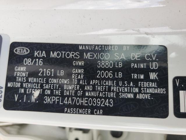 VIN 3KPFL4A70HE039243 2017 KIA Forte, LX no.13