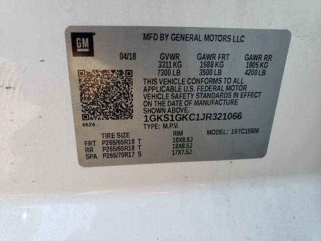2018 GMC YUKON XL C - 1GKS1GKC1JR321066