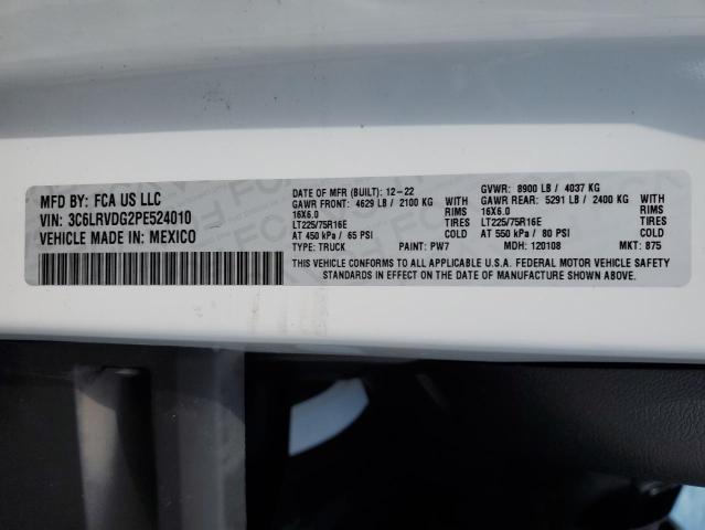 2023 RAM PROMASTER - 3C6LRVDG2PE524010