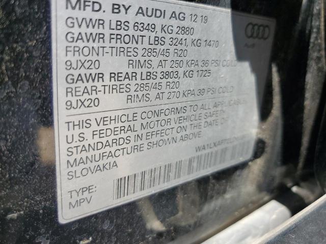 2020 AUDI Q7 PREMIUM - WA1LXAF72LD003010