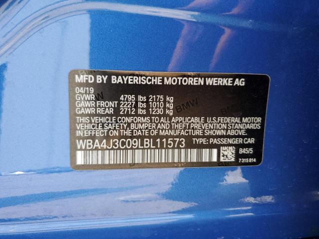 VIN WBA4J3C09LBL11573 2020 BMW 4 Series, 430XI Gran... no.13