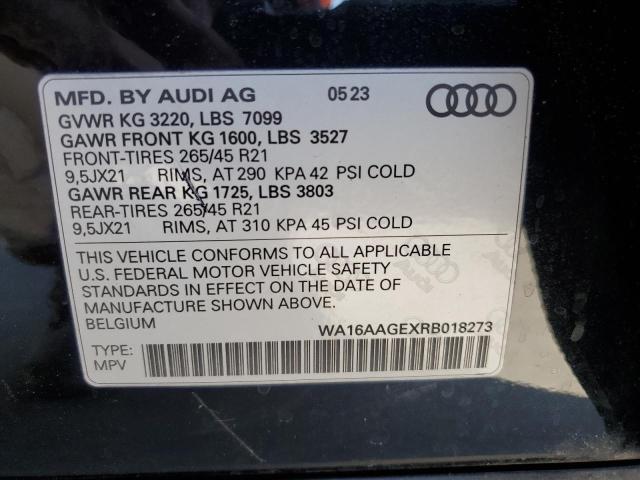 2024 AUDI Q8 E-TRON - WA16AAGEXRB018273