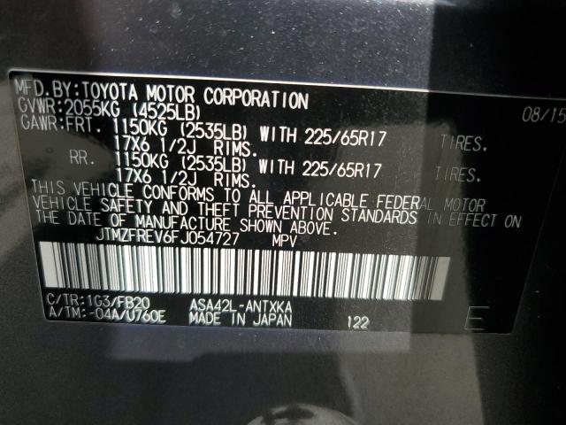 2015 TOYOTA RAV4 LE - JTMZFREV6FJ054727