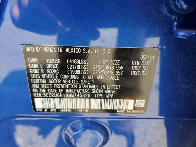 2021 HONDA HR-V SPORT - 3CZRU6H19MM745628
