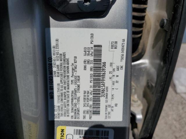 2017 LINCOLN MKZ PREMIE - 3LN6L5A99HR639366