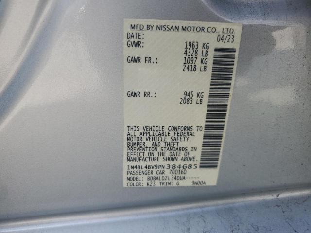 2023 NISSAN ALTIMA S 1N4BL4BV9PN384685  65016454