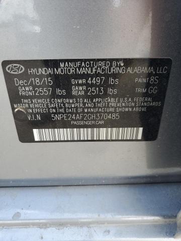 2016 HYUNDAI SONATA SE - 5NPE24AF2GH370485