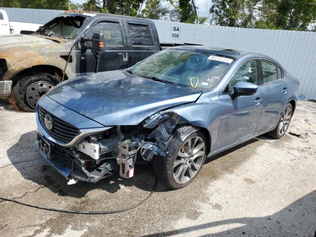 MAZDA 6 GRAND TO 2017 blue  gas JM1GL1X53H1144077 photo #1