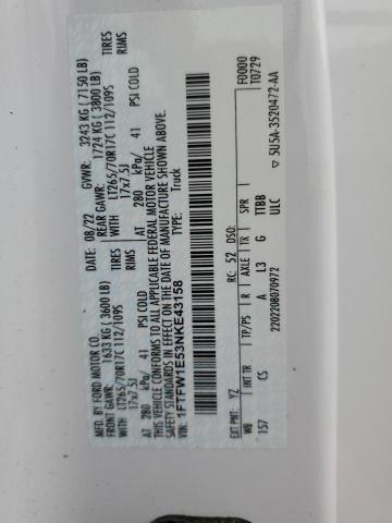2022 FORD F150 SUPER - 1FTFW1E53NKE43158