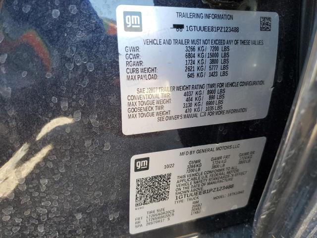 2023 GMC SIERRA K15 - 1GTUUEE81PZ123488