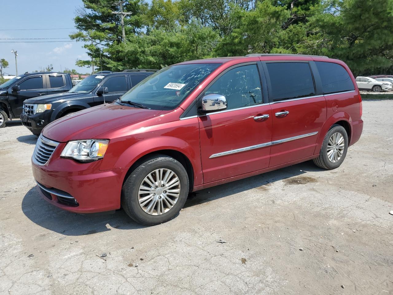 CHRYSLER TOWN & COU 2015 red sports v flexible fuel 2C4RC1CG9FR620485 photo #1