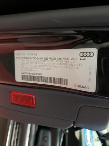 VIN WAUENAF40JN003439 2018 Audi A4, Premium Plus no.12