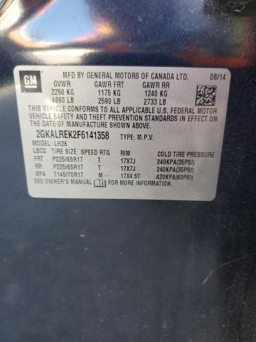 2015 GMC TERRAIN SL - 2GKALREK2F6141358