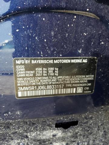 2020 BMW 330I - 3MW5R1J06L8B33157