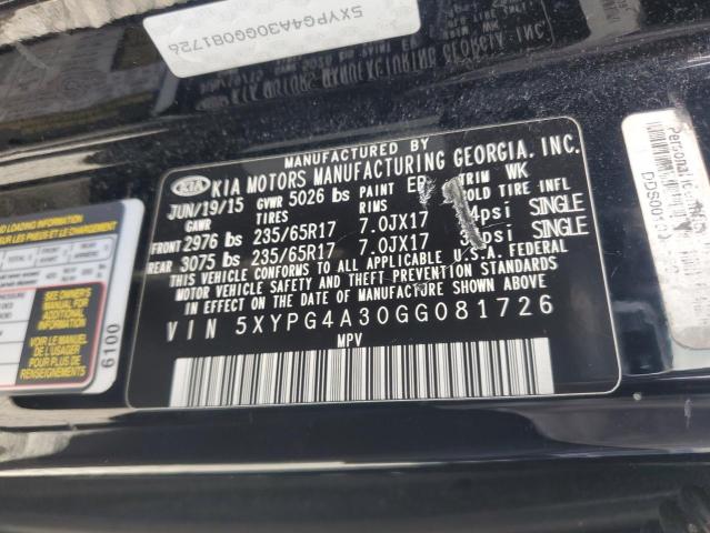 2016 KIA SORENTO LX - 5XYPG4A30GG081726