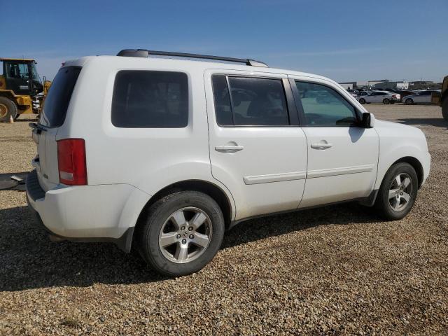 HONDA PILOT EXL 2009 white  gas 5FNYF48569B028358 photo #4