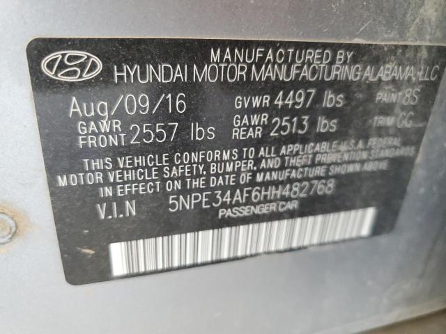 2017 HYUNDAI SONATA SPO - 5NPE34AF6HH482768