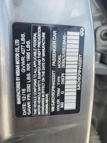 2017 INFINITI QX30 BASE - SJKCH5CP8HA032077