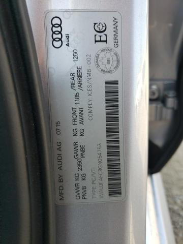 2016 AUDI A6 QUATTRO WAUJFAFC3GN054753