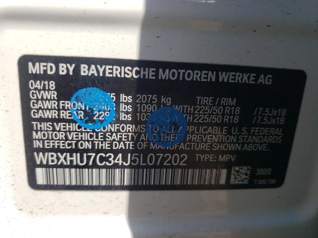 VIN WBXHU7C34J5L07202 2018 BMW X1, Sdrive28I no.13